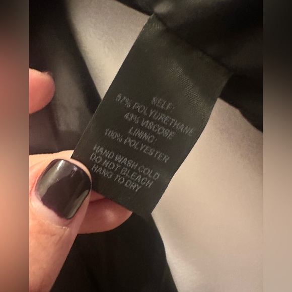 Black vegan leather jacket - Picture 8 of 9